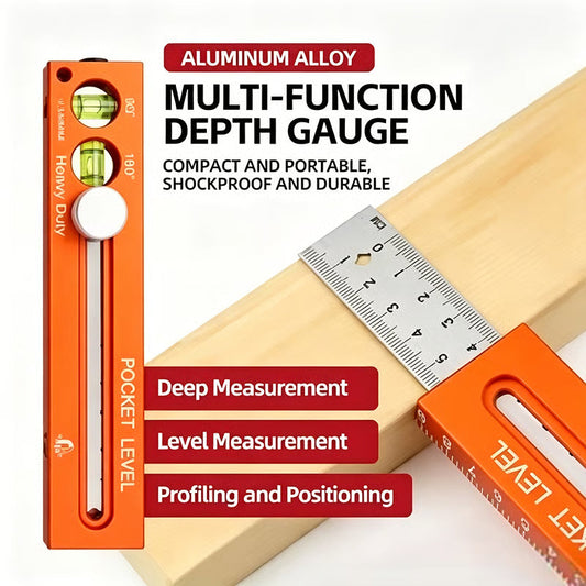 📏Multifunctional marking level ruler🚗Delivered within five working days🔥
