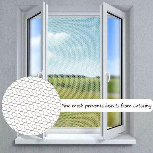 ⏳ LIMITED-TIME 50% OFF! ✨FlyFree™ 3-Second Fit Window Mesh 🌬️ Ultra-fine 1.0mm mesh 🦟 Blocks virtually all bugs ✅ Breathable & invisible 🏡 Trusted by thousands of UK homes for a bug-free summer!