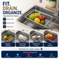 🥬Great Gift - Expandable Over The Sink Dish Drying Rack
