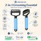 🐱🐕‍🦺LAST DAY SALE: ONLY ￡8.99!!🎁✨Double sided pet grooming brush