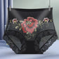 High Waist Premium Lace Embroidered Panties