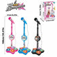 Microphone Toy, Karaoke Machine Toy with Light, Singing Machine Toy, Music Toy for Kids, Birthday Gift for Girls