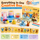 🎁 LAST DAY PROMOTION - 50%OFF🎁Air Dry Clay Kit for Kids-8 Animals Modeling Magic Clay,DIY Art Crafts Molding Clay Set,Ultra Light & Soft, Safe & Non-Stick with Sculpting Tools & Tutorials, Unique Gifts for Boys & Girls