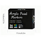 (🔥Last Day Promotion-49%OFF)Dual Tip Acrylic Paint Pen Marker - 24/48/72 Colours