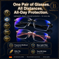 🎁Anti-blue light glasses, frameless, ultra-light reading glasses with a diamond-cut finish