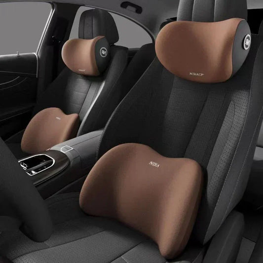 🔥Car Headrest Neck and Waist Pillow