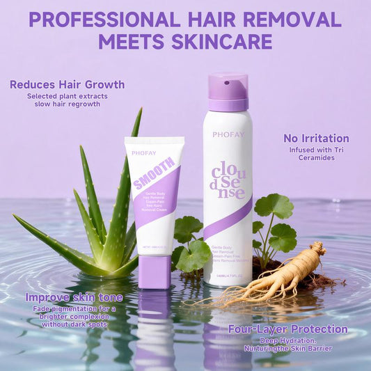 Gentle Herbal Hair Removal Cream for Smooth Skin