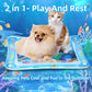 Inflatable water-sensitive mat for babies and pets