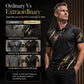 Abstract Print Men's  Shirt, Short Sleeve Slim-Fit Top, Graphic Pattern, Unlined, Plain Surface, Made in Mainland China