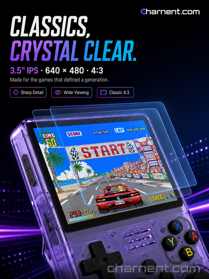 R36S Retro Video Handheld Console Linux System 3.5 in IPS Screen Built in 3000mAH Battery 32G+64G TF Card for Christmas, Thanksgiving, Holiday Gift,back to school,back to school haul