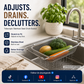 🥬Great Gift - Expandable Over The Sink Dish Drying Rack