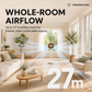 🥳2026 HOT SALE🥳💞50K+ SOLD!🌀🌿 50% OFF! Whisper‑Quiet Adjustable Floor Fan – 4 heights, 5 speeds, tiltable head. Quiet motor, portable & USB‑C rechargeable. A breeze for any space! 🔇✨