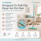 🎅LAST DAY SALE: Only £11.99! 🔥🔥 Pet hair remover for floors & surfaces - 60" handle