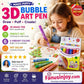 💥LAST DAY BUY 2 GET 1 FREE!!🎁🔮Magic Pen – Draw 3D with one stroke!🎄 DIY Bubble Popcorn Drawing Pens& Buy 3 Pay 2 🔥