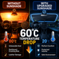 Car Windshield Sun Shade Umbrella - Foldable Car Umbrella Sunshade Cover UV Block Car Front Window (Heat Insulation Protection) for Auto Windshield Covers Most Cars