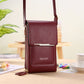 👜  Simple and elegant women's touchscreen crossbody phone wallet