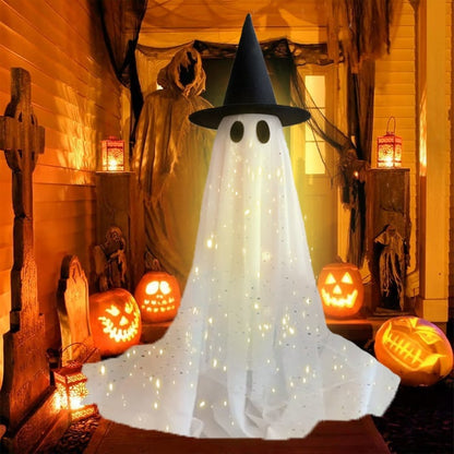 🔥2025 New Flash Upgrade 🌠 - 65" Giant Glittering Ghost 👻✨