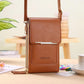 👜  Simple and elegant women's touchscreen crossbody phone wallet