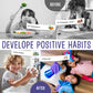 Magnetic Kids Chore Chart - Daily Routine Chart with Checklist, Stickers, Plastic Icons & Visual Task System, Back to School Supply That Builds Structure for Autistic Kids & ADHD Tools