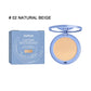 OUHOE Soft Compact Powder Summer Oil Control Flawless Makeup Setting Powder Lightweight With Powder Puff Delivers Matte Even Complexion Cosmeti