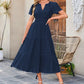 💕HOT SALE 60% OFF💕Women's Boho Chic Smocked Waist Maxi Dress
