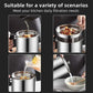 🏆Household 304 Stainless Steel Filter Large Capacity Oil Filter Pot Oil Storage Tank