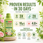 Home Gardening: Promotes Growth and Gentle Care Without Harming Seedlings—Organic Plant Nutrient Solution with Small Molecules