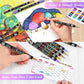 🎃Halloween Deal 50% OFF!🎨2-in-1 Acrylic Paint Markers – Two Colours per Pen, 24–168 Colours
