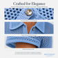 Women's Short Sleeve Knit Button-Down Shirt