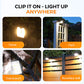 Outdoor Solar Clip Light with Motion Sensor