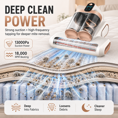 ⏳2026 New Arrival-75% Off🎁Sakerplus Powerful UV Bed Vacuum Cleaner