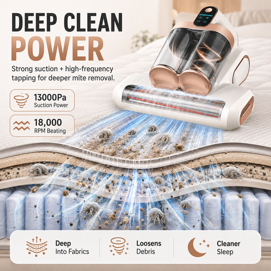 ⏳2026 New Arrival-75% Off🎁Sakerplus Powerful UV Bed Vacuum Cleaner
