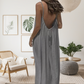 🏖️Last day sale 50% OFF💕20K+ SOLD!⚡Women's Casual Backless Spaghetti Strap Maxi Dress