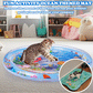 Inflatable water-sensitive mat for babies and pets