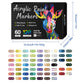 🎃Halloween Deal 50% OFF!🎨2-in-1 Acrylic Paint Markers – Two Colours per Pen, 24–168 Colours