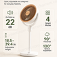 🥳2026 HOT SALE🥳💞50K+ SOLD!🌀🌿 50% OFF! Whisper‑Quiet Adjustable Floor Fan – 4 heights, 5 speeds, tiltable head. Quiet motor, portable & USB‑C rechargeable. A breeze for any space! 🔇✨