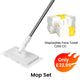 ⏳Limited-time 49% off⏰🧹Disposable Dust Mop with 4 Reusable Cloths