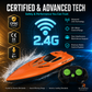 🚤2.4 GHz RC Speedboat with Twin Motors – Fast, Powerful & Easy to Control