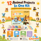 🎁 LAST DAY PROMOTION - 50%OFF🎁Air Dry Clay Kit for Kids-8 Animals Modeling Magic Clay,DIY Art Crafts Molding Clay Set,Ultra Light & Soft, Safe & Non-Stick with Sculpting Tools & Tutorials, Unique Gifts for Boys & Girls