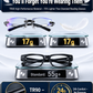🎁Anti-blue light glasses, frameless, ultra-light reading glasses with a diamond-cut finish