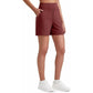 Women's High-Waisted Athletic Bermuda Shorts with Pockets – Running, Yoga, Summer Casual Activewear（Buy 2 Free Shipping）