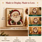 DIY Christmas Pearl Diamond Painting Art Kit with Frame, Christmas Pearl Beads Art Craft for Adults Beginner, Gemstone Diamond Dots Beads Handmade Hanging Painting Kit for Home Wall Decor