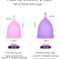 Soft Menstrual Cup – Reusable Period Cup – Made for Comfortable, Leak-Free Protection Up to 12 Hours – BPA & Latex Free – Includes Cup & Carry Bag