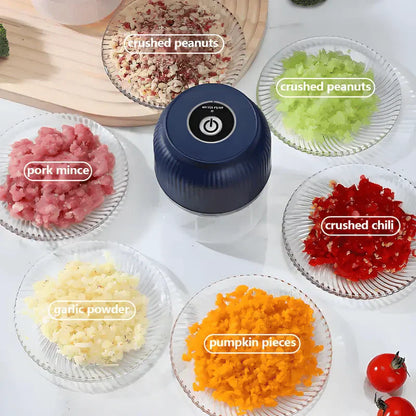 🏆LAST DAY SALE: ONLY ￡9.99!!🎁✨Cordless Electric Garlic Chopper & Mincer