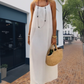 🏖️Last day sale 50% OFF💕20K+ SOLD!⚡Women's Casual Backless Spaghetti Strap Maxi Dress