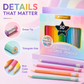 Product Name (Product Title): 50-Color Erasable Triangular Colored Pencils with Eraser Tips