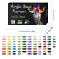 🎃Halloween Deal 50% OFF!🎨2-in-1 Acrylic Paint Markers – Two Colours per Pen, 24–168 Colours