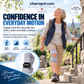 Spring-Assisted Knee Brace, Knee Support & Knee Booster for Elderly – Dynamic Spring Loaded Knee Stabilize Technology, Ergonomic Patella Support with Adjustable Straps for Stairs, Squatting, Daily Activities