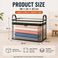 🔥Last Day 49% OFF📦Portable Large Heavy-Duty Thick Plastic Clear Storage Box with Hinged Lid | Home, Travel & Camping