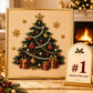 DIY Christmas Pearl Diamond Painting Art Kit with Frame, Christmas Pearl Beads Art Craft for Adults Beginner, Gemstone Diamond Dots Beads Handmade Hanging Painting Kit for Home Wall Decor